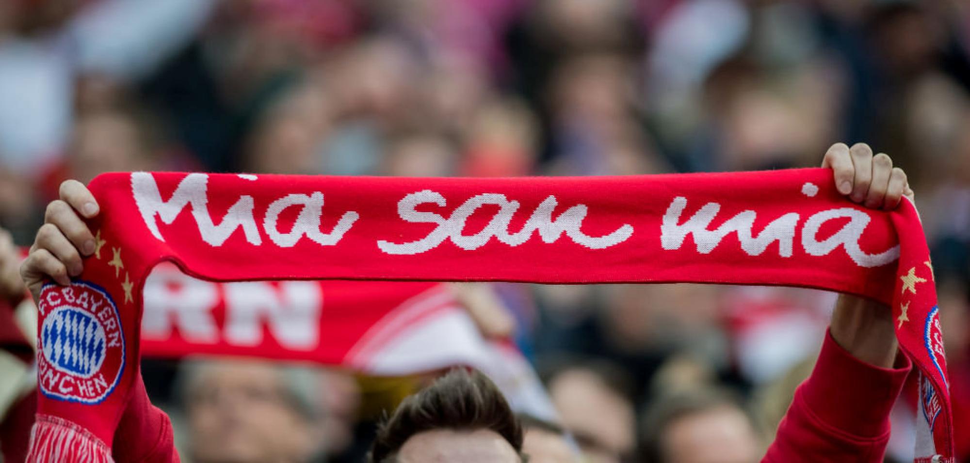 Fan with Mia San Mia scarf